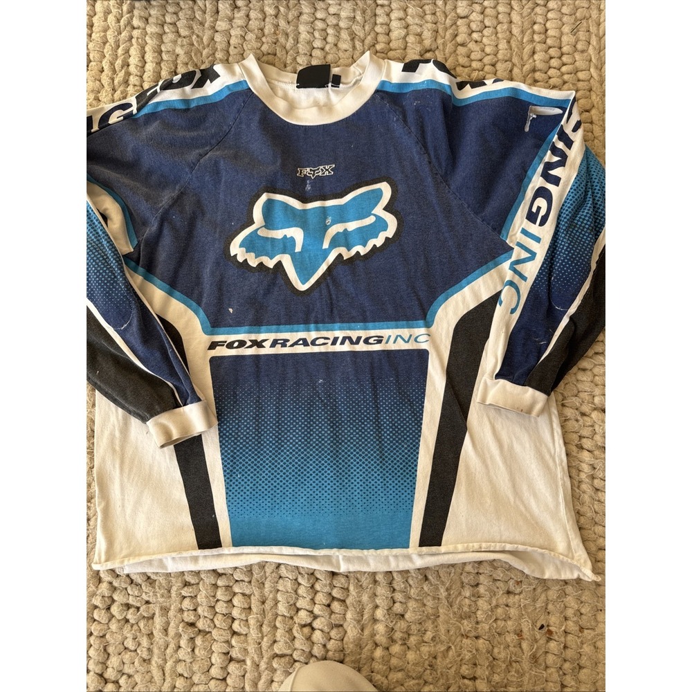 Fox Racing Motocross Vintage XL Mens Long Sleeve Shirt